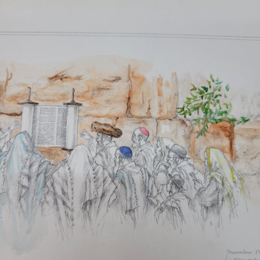 Reading Torah Western Wall - Image 7