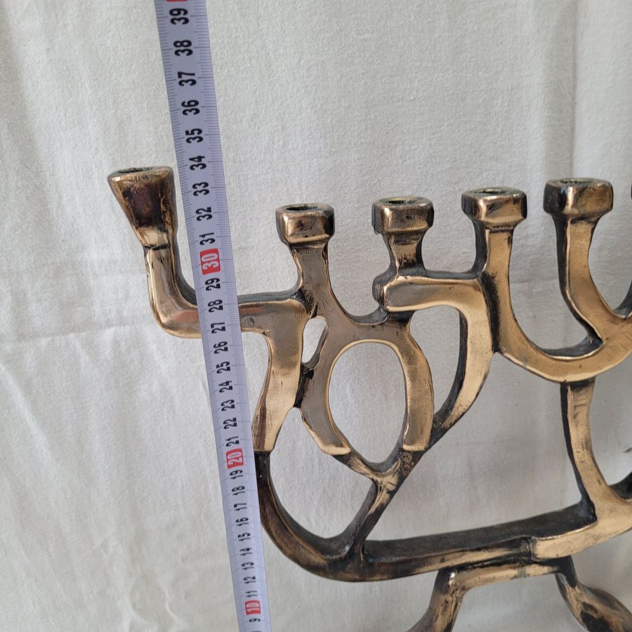 SHEMA ISRAEL Hanukah Menorah - Image 4