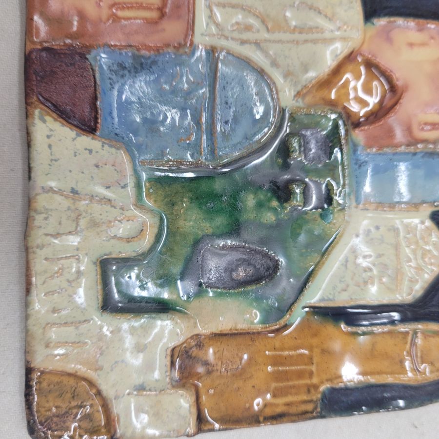 Jerusalem houses view tile - Image 5