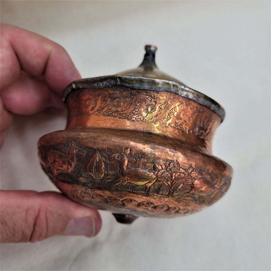 Brass Copper Dreidel Sevivon - Image 5