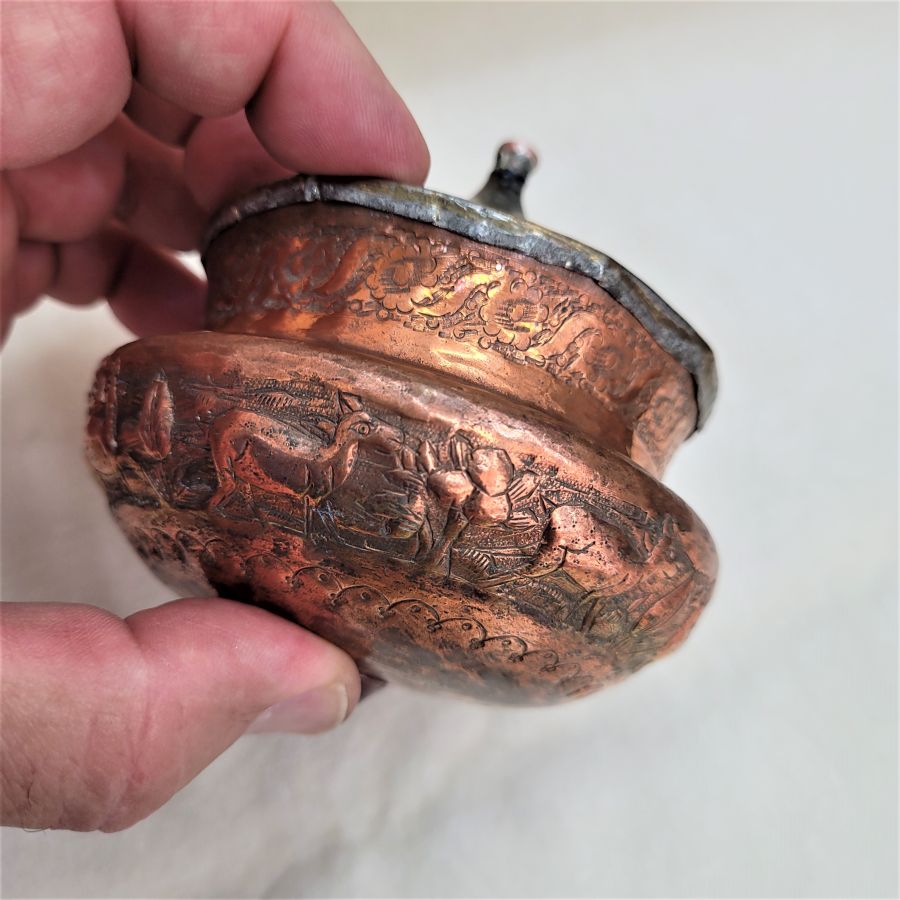 Brass Copper Dreidel Sevivon - Image 7