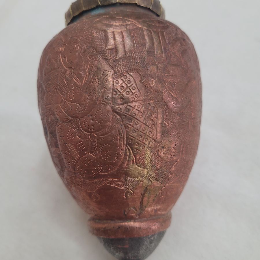 Vintage Purim Grogger copper - Image 15