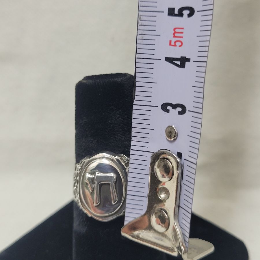 Silver oval Hay ring - Image 3
