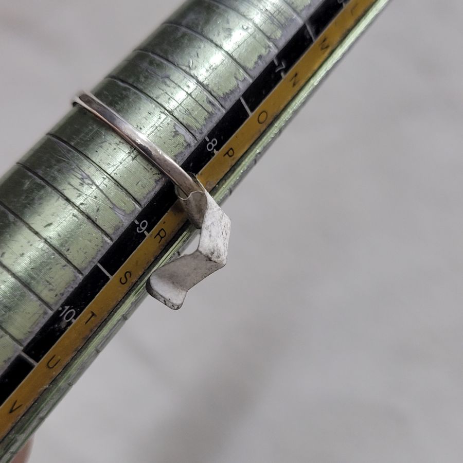 Silver Hay חי ring - Image 4