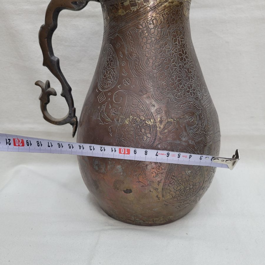 Antique copper water jar - Image 5