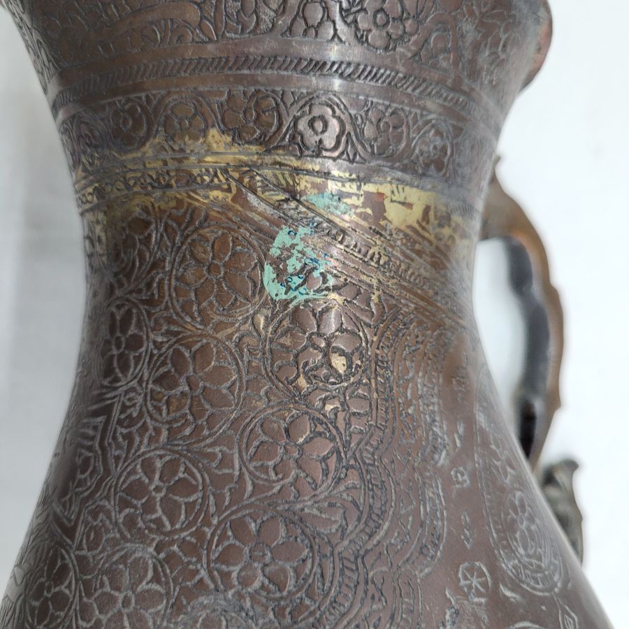 Antique copper water jar - Image 8