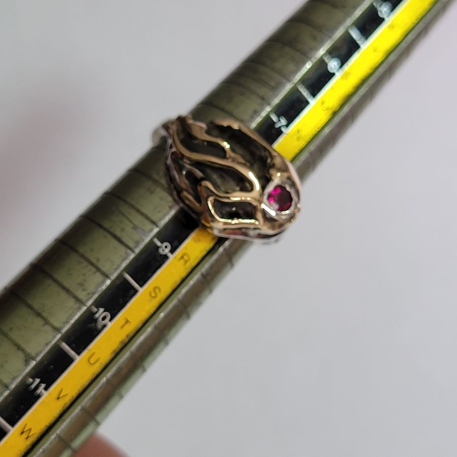 Abstract Genuine Ruby Ring - Image 5