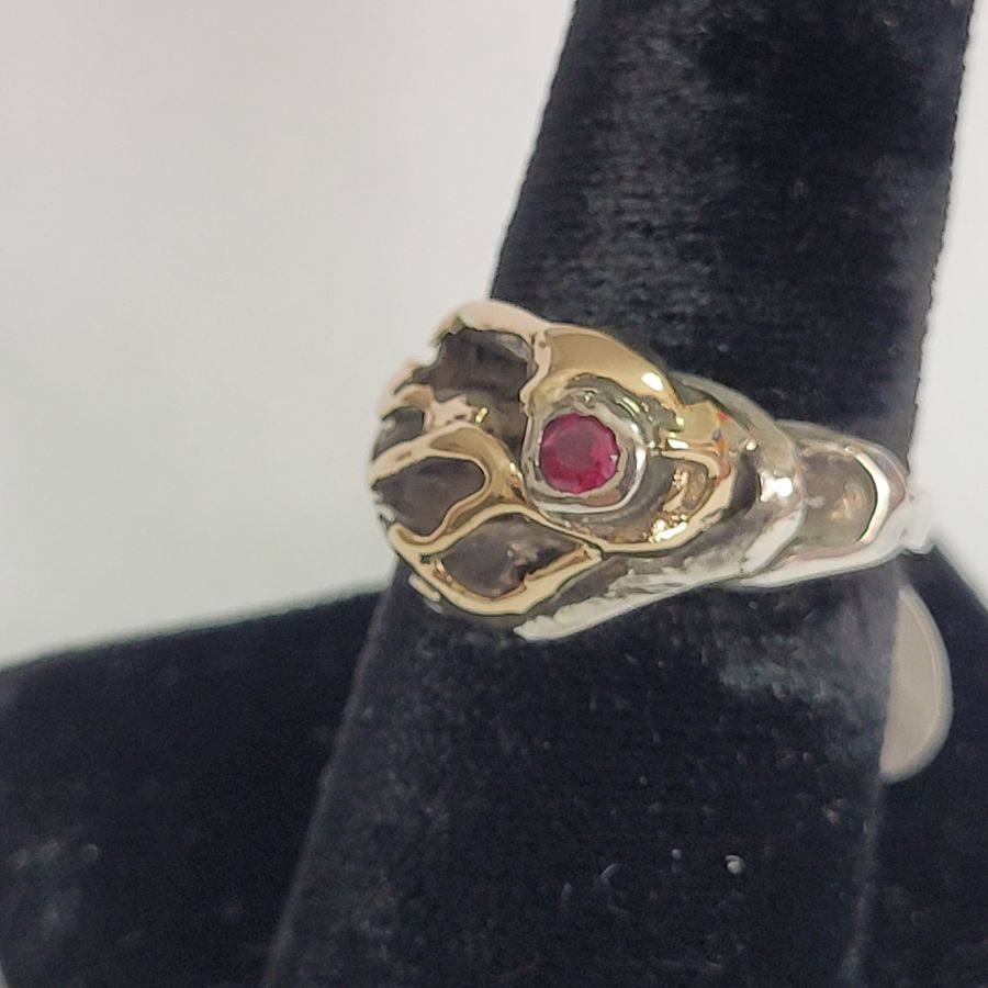 Abstract Genuine Ruby Ring - Image 7