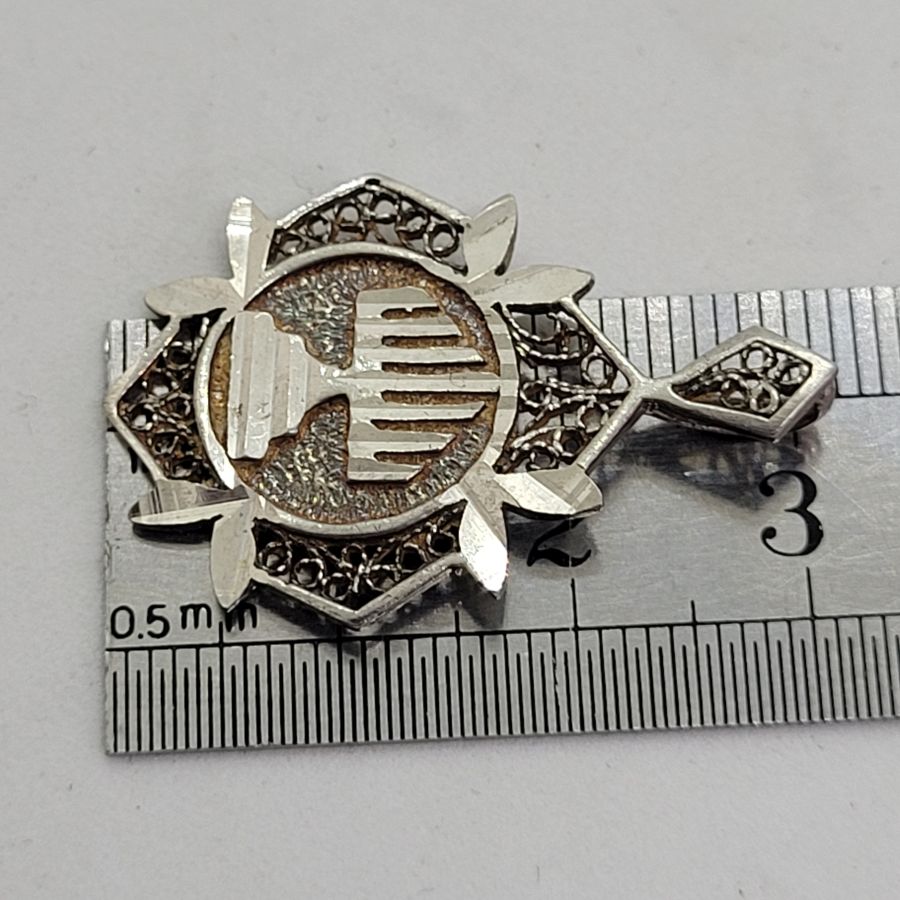 Menorah Pendant Diamond Shape - Image 3