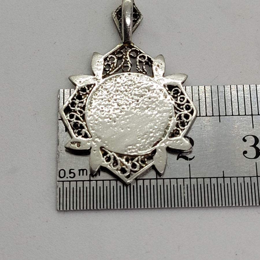 Menorah Pendant Diamond Shape - Image 4