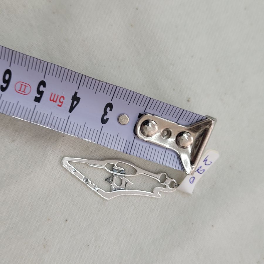 Israel Map Pendant Cutout - Image 4