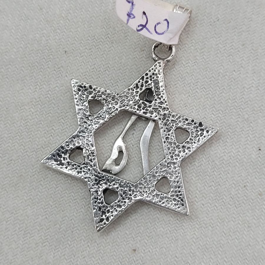 Israel Map Star Pendant - Image 5
