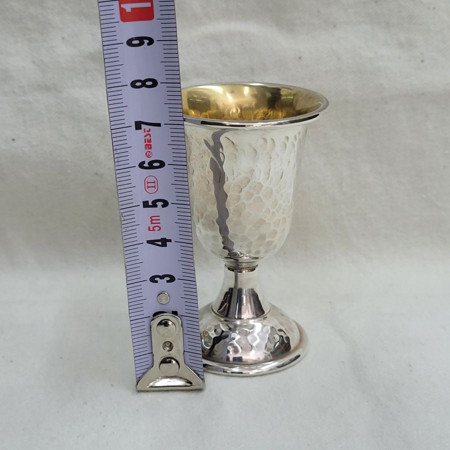 Silver Hammered Small Cup - Image 3