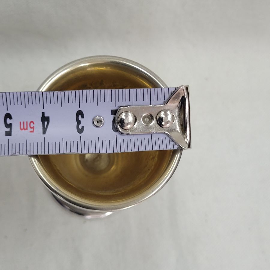 Silver Hammered Small Cup - Image 4