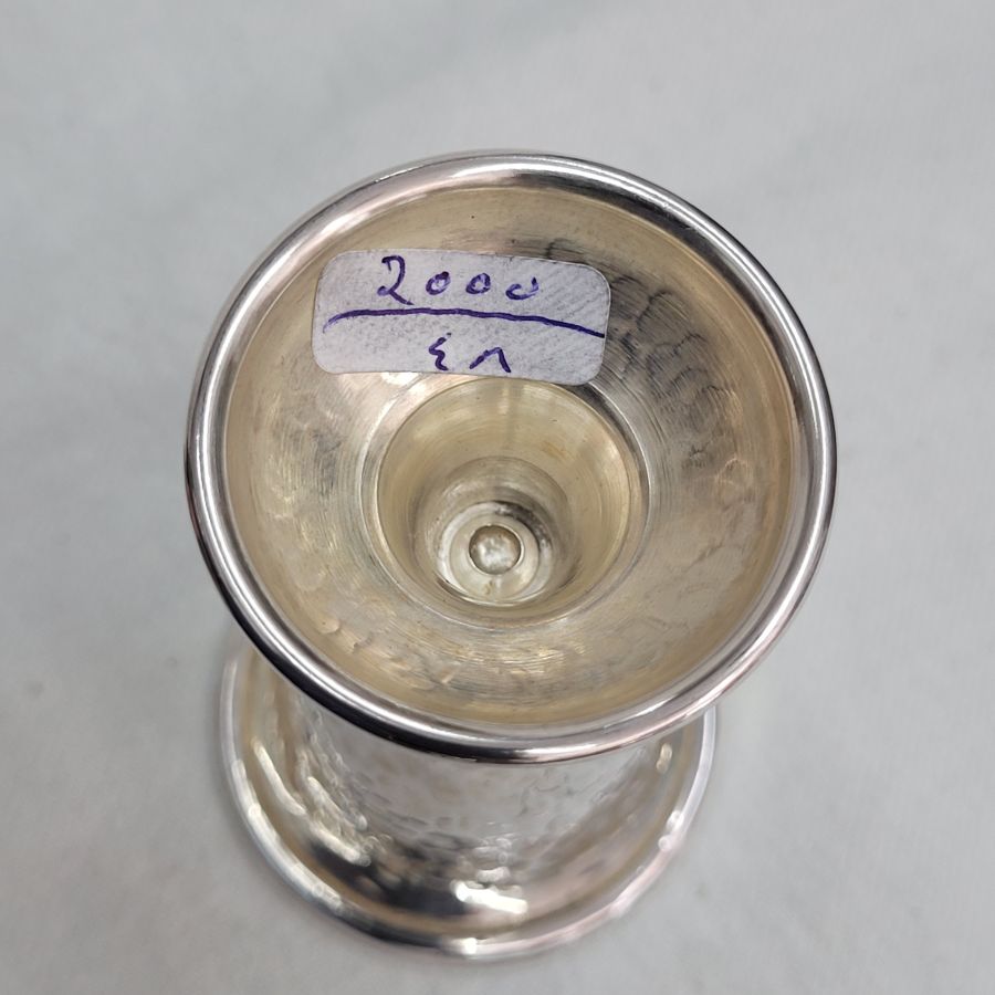 Silver Hammered Small Cup - Image 5