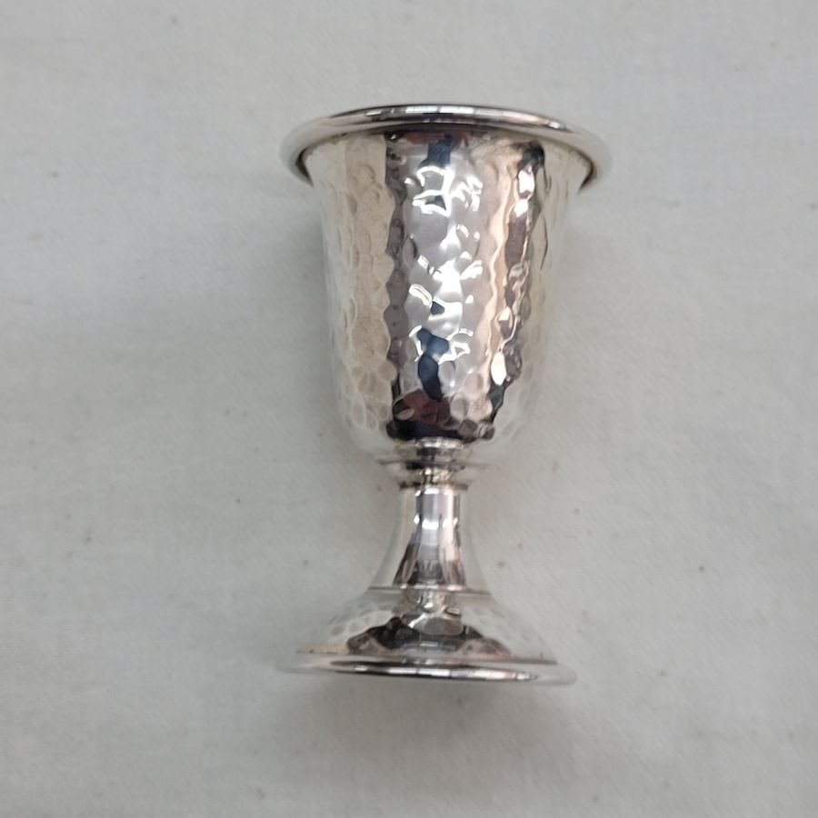 Silver Hammered Small Cup - Image 6