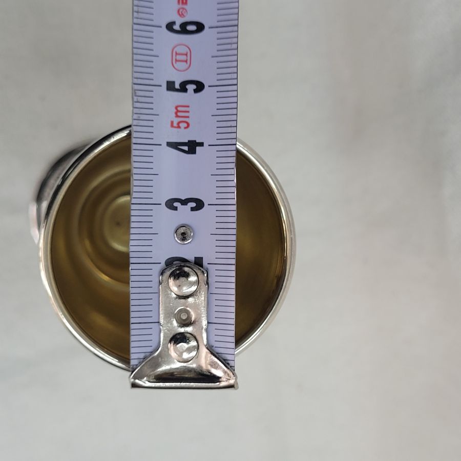 Silver Schnapps Cup Etched - Image 4