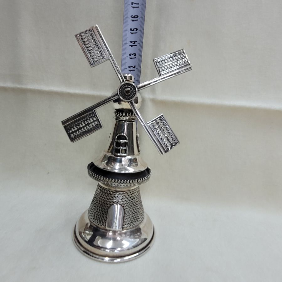 Havdalah Box Windmill Silver - Image 3