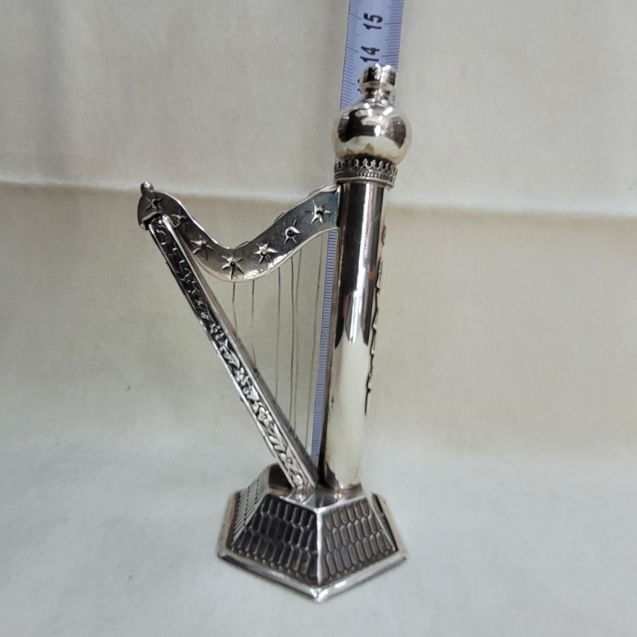 Silver Harp Havdalah Box - Image 3