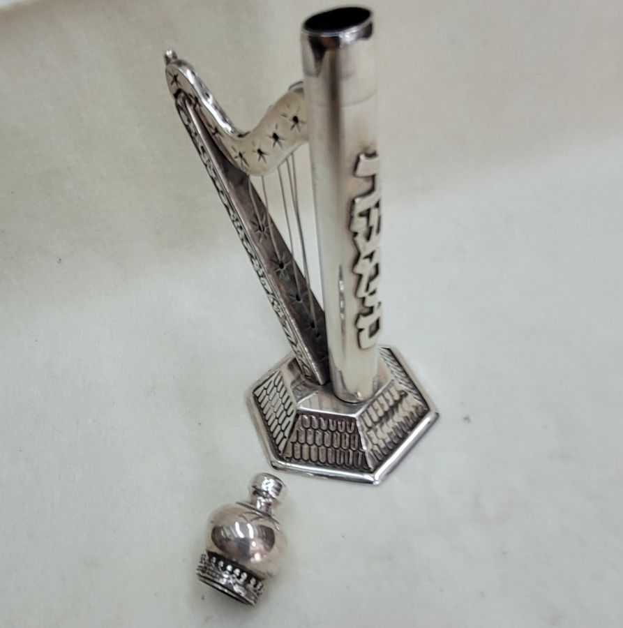 Silver Harp Havdalah Box - Image 6