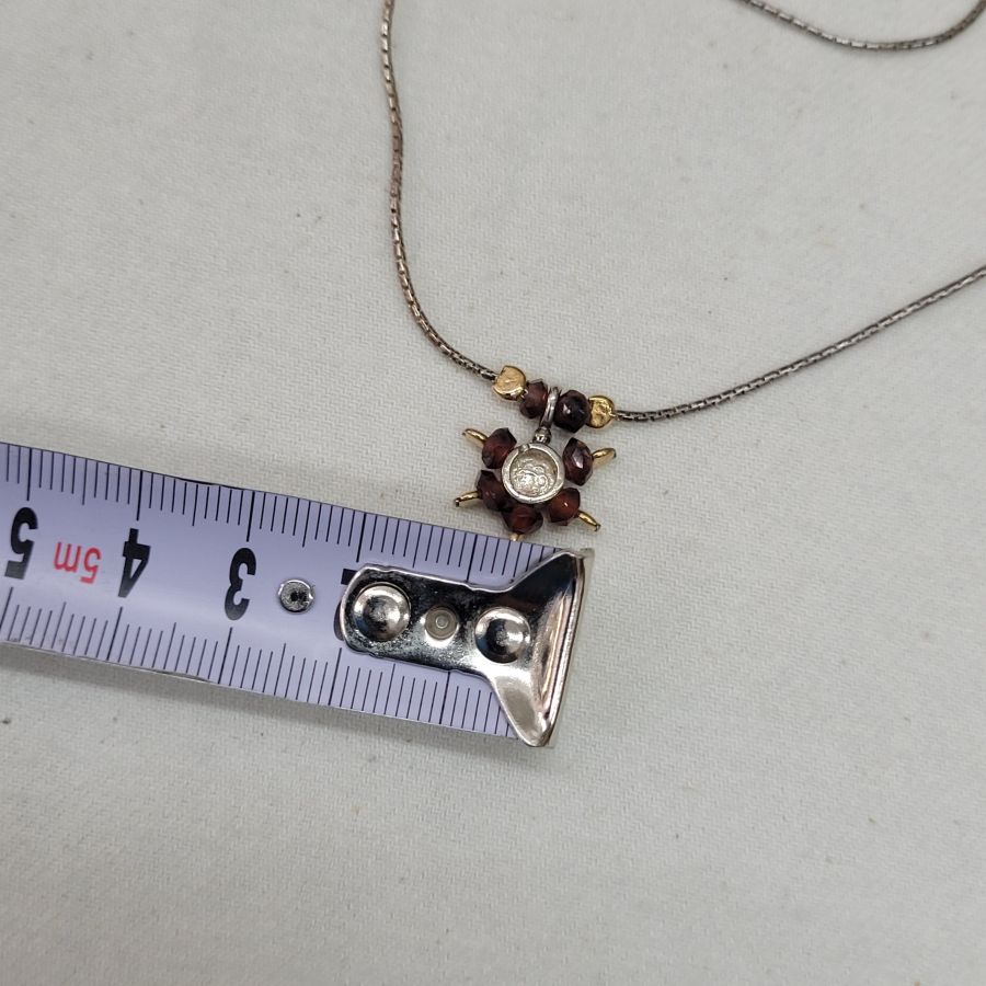 Garnets David Star Pendant - Image 3
