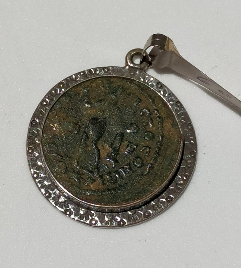 Pendant Roman coin bronze - Image 4