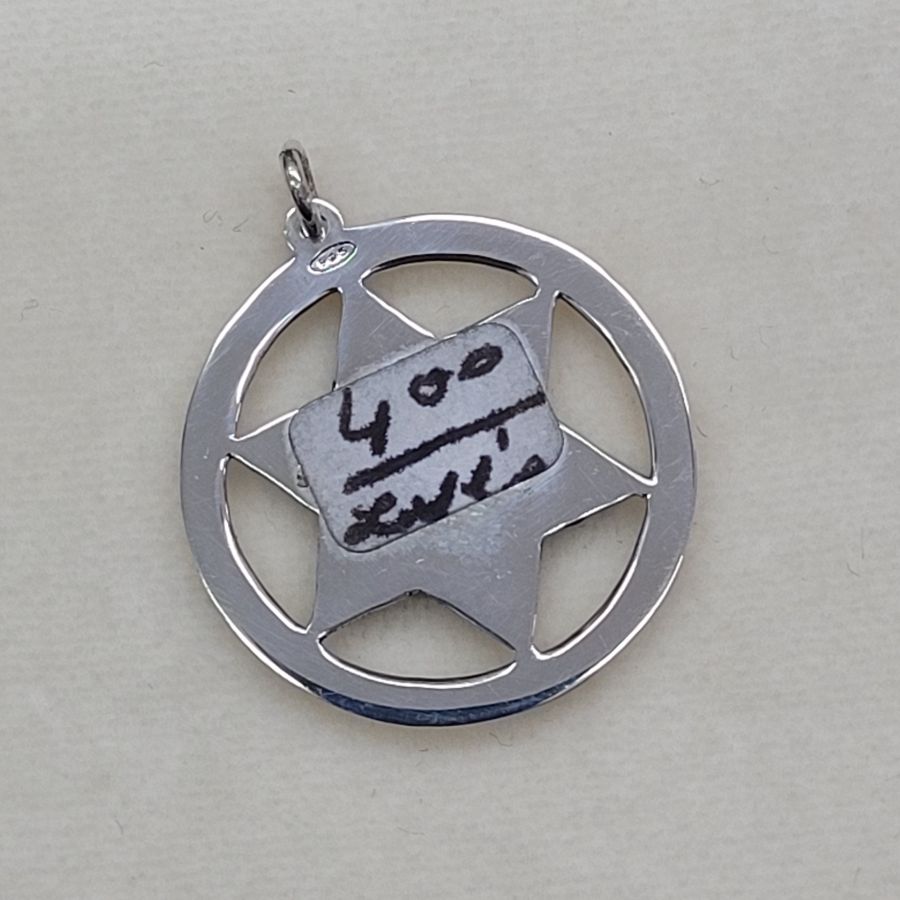 David star Lapis Pendant - Image 3
