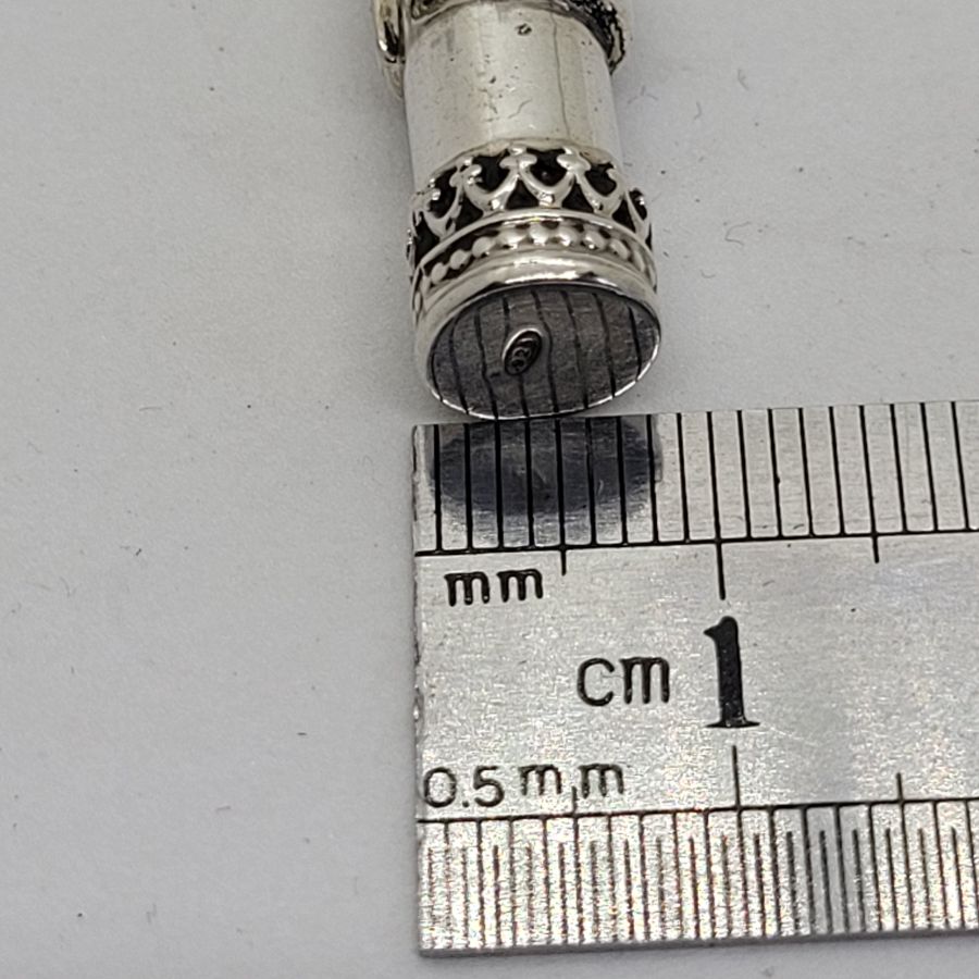 Filigree Round Mezuzah Pendant* - Image 3