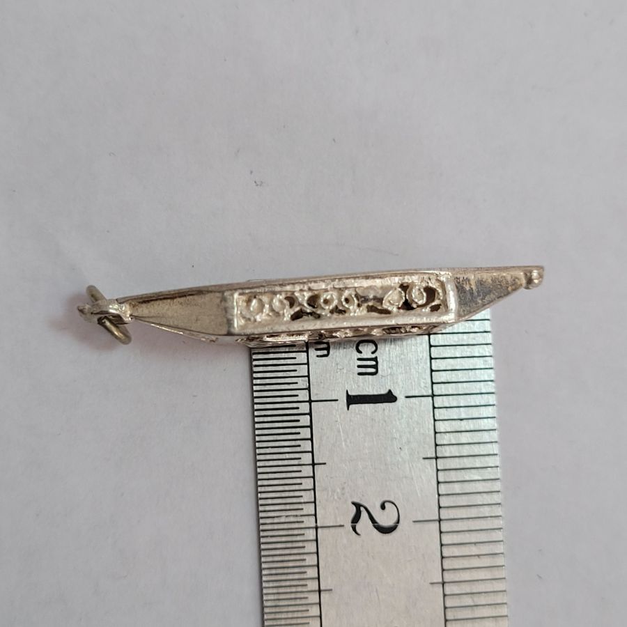Hexagon Mezuzah Yemenite Filigree - Image 5