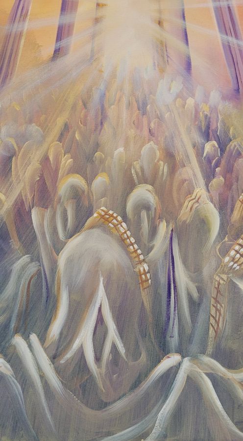 New Temple Descending Painting* - Image 4