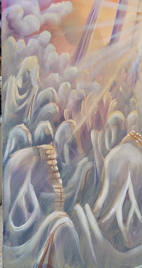 New Temple Descending Painting* - Image 5