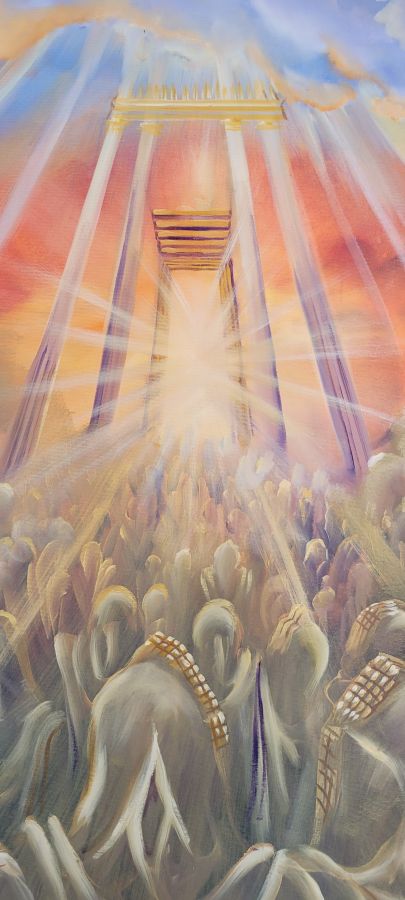 New Temple Descending Painting* - Image 6