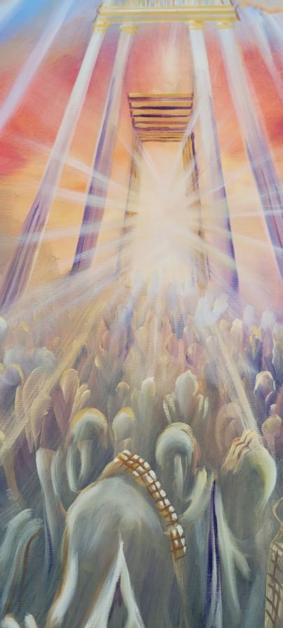 New Temple Descending Painting* - Image 8