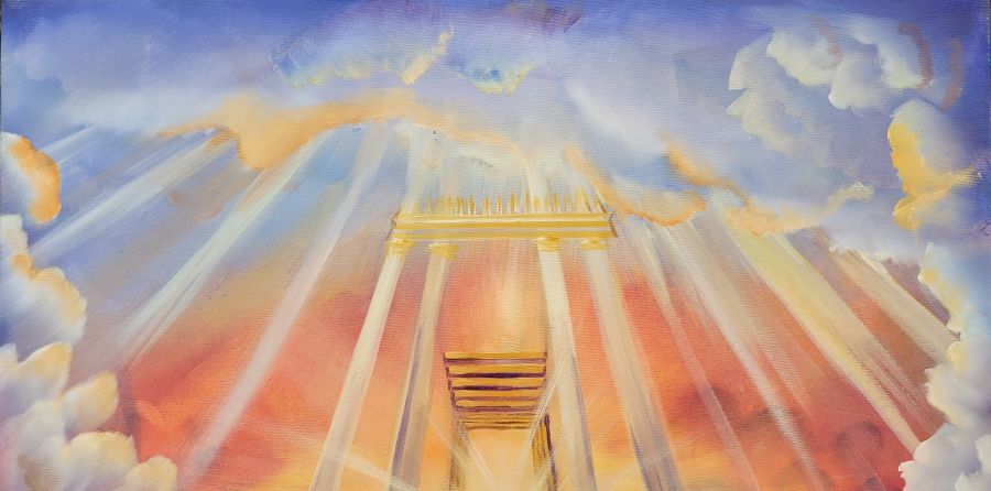 New Temple Descending Painting* - Image 9