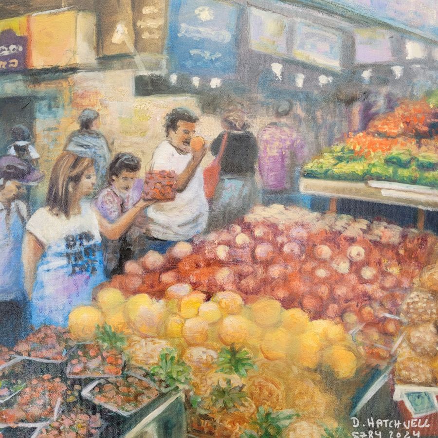 Mahaney Yehuda Market Painting - Image 4