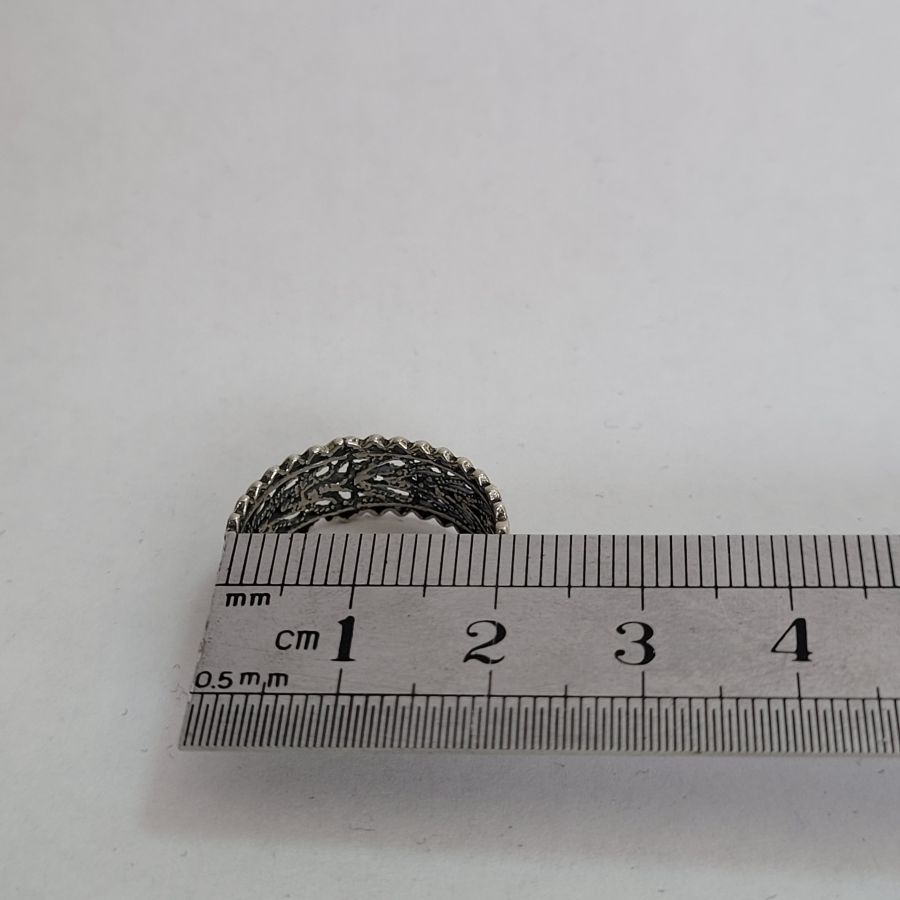 Vintage Yemenite Filigree Ring - Image 3