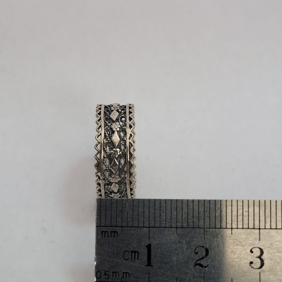 Vintage Yemenite Filigree Ring - Image 4