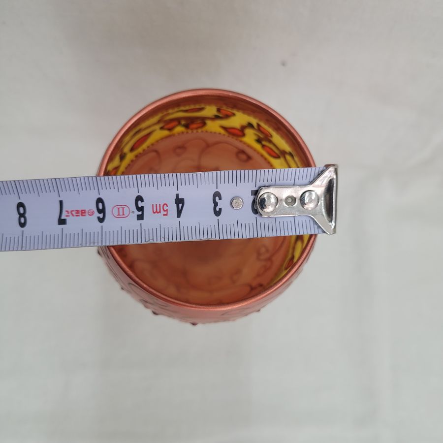 Kiddush Cup Painted Glass - Image 4