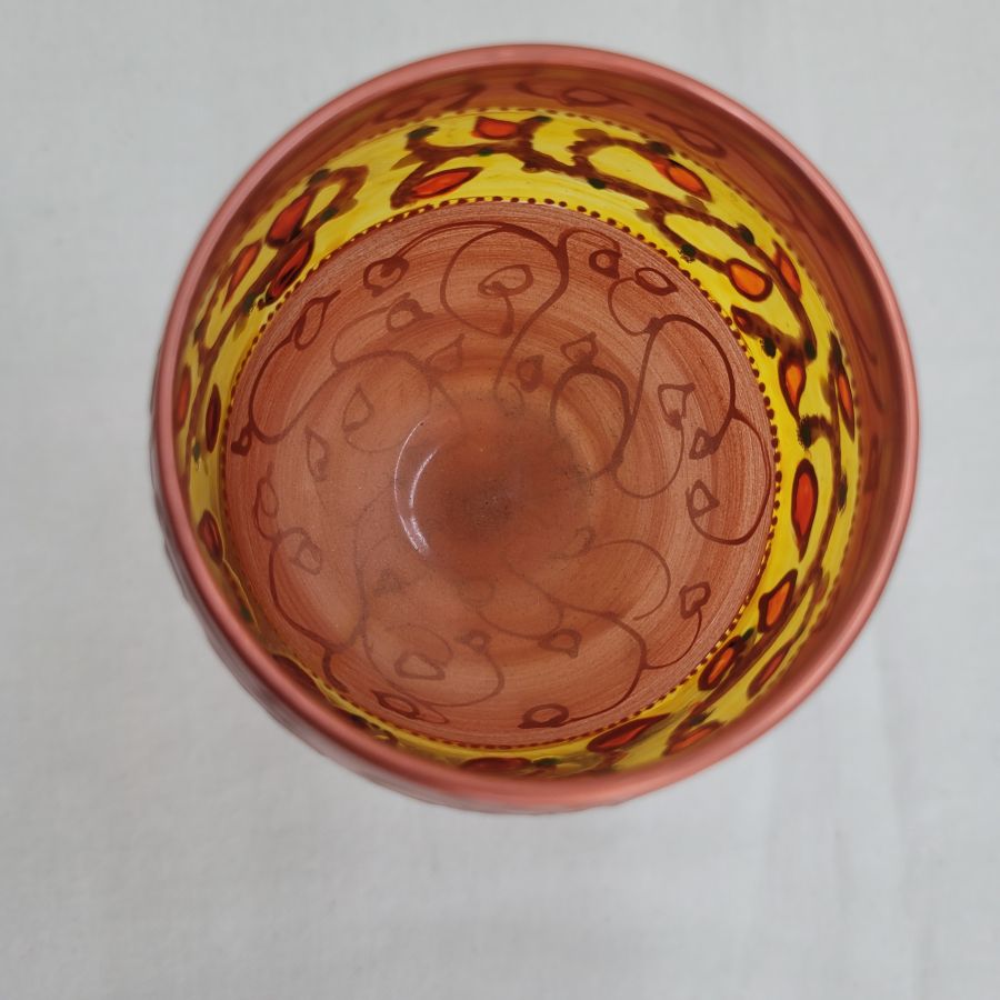 Kiddush Cup Painted Glass - Image 6