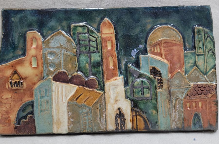 Ceramic tile Jerusalem view - Image 3