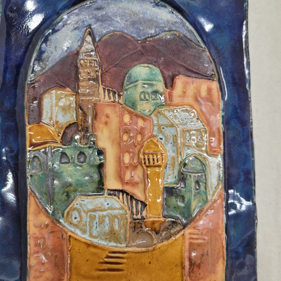 Jerusalem houses rectangular tile - Image 6