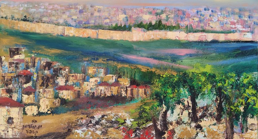 Jerusalem golden gate painting* - Image 3