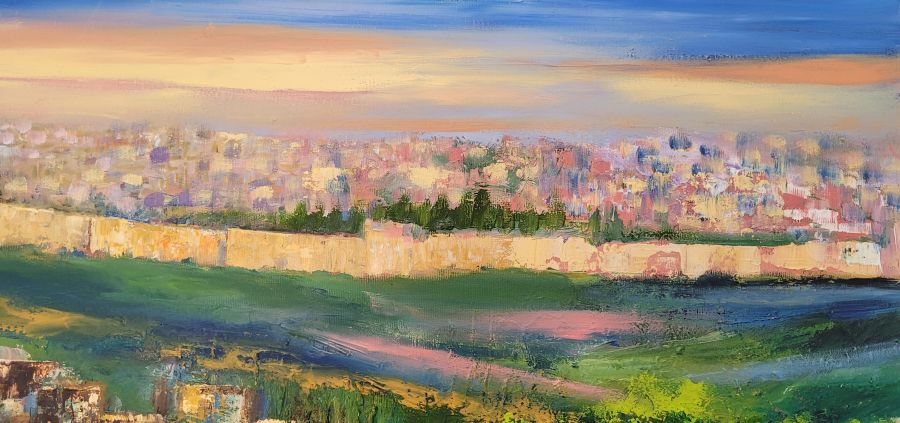 Jerusalem golden gate painting* - Image 4