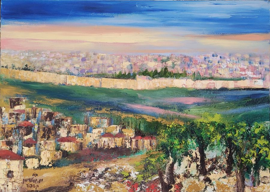 Jerusalem golden gate painting* - Image 6