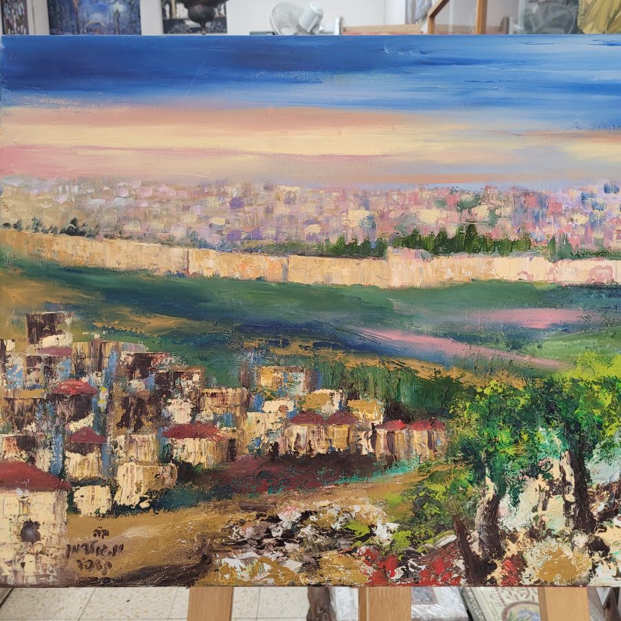 Jerusalem golden gate painting* - Image 7