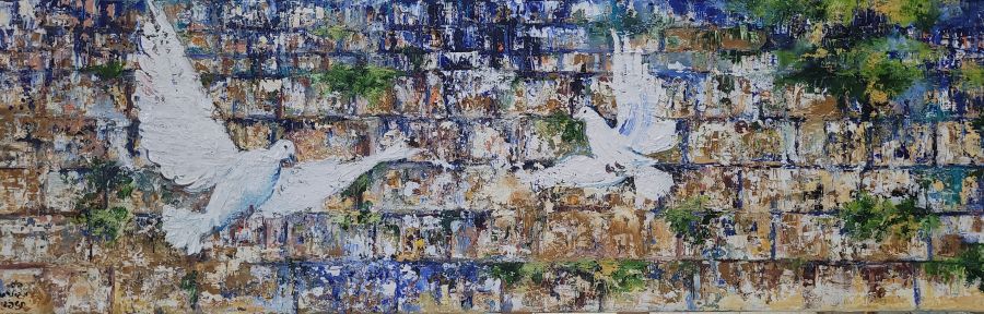 Doves in Kotel painting* - Image 8