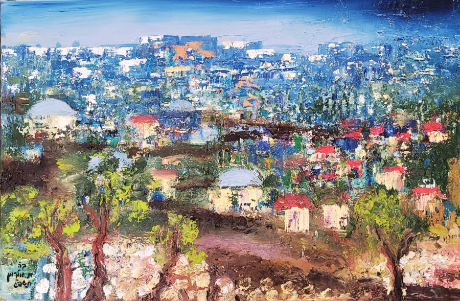 Jerusalem new city painting* - Image 6