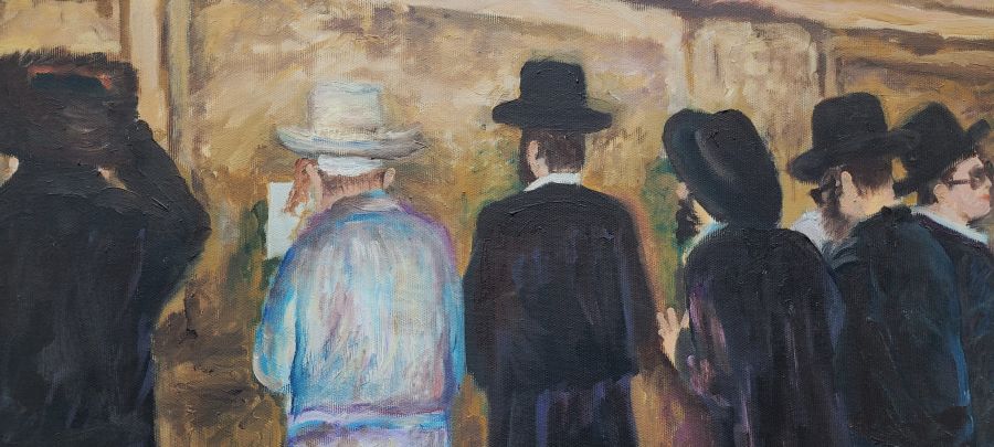 Abstract western wall painting* - Image 4