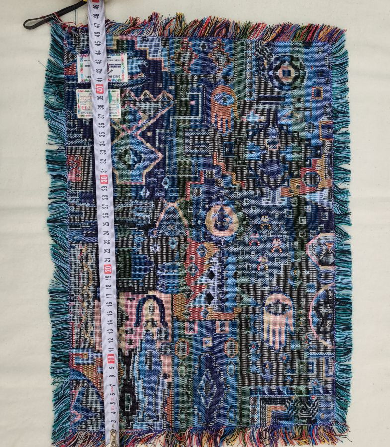 Druze placemat blue Hamsa* - Image 3