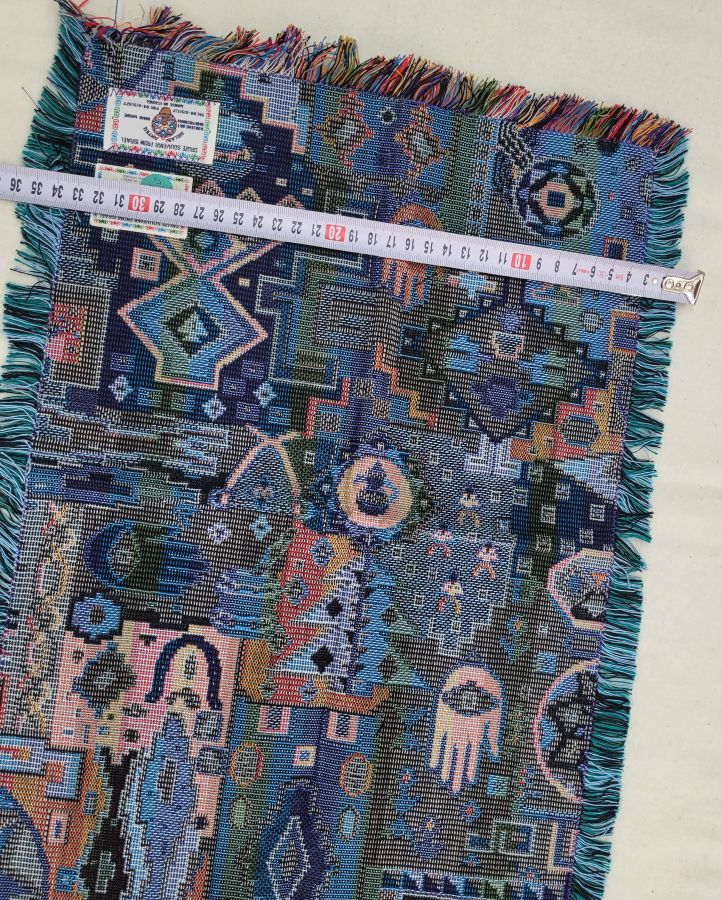 Druze placemat blue Hamsa* - Image 4